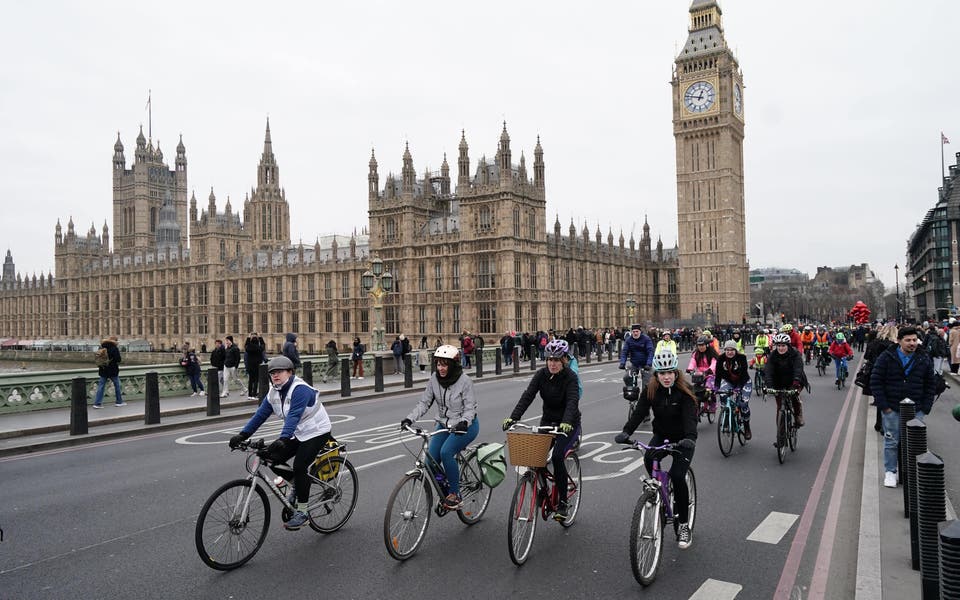Cycle journeys in London have increased by 20 per cent since Covid pandemic
