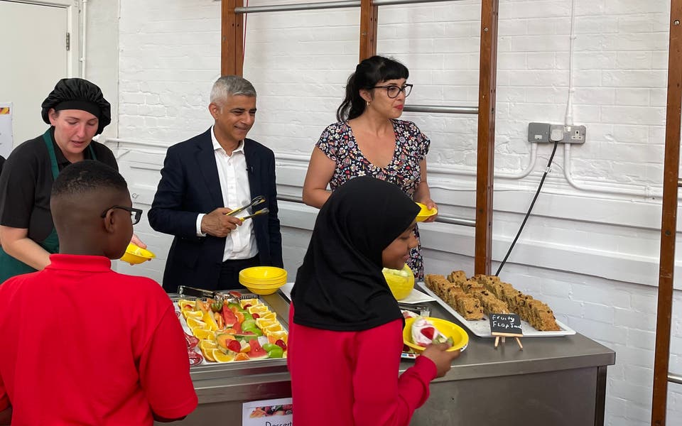 Sadiq Khan urged to confirm if free school meals will continue