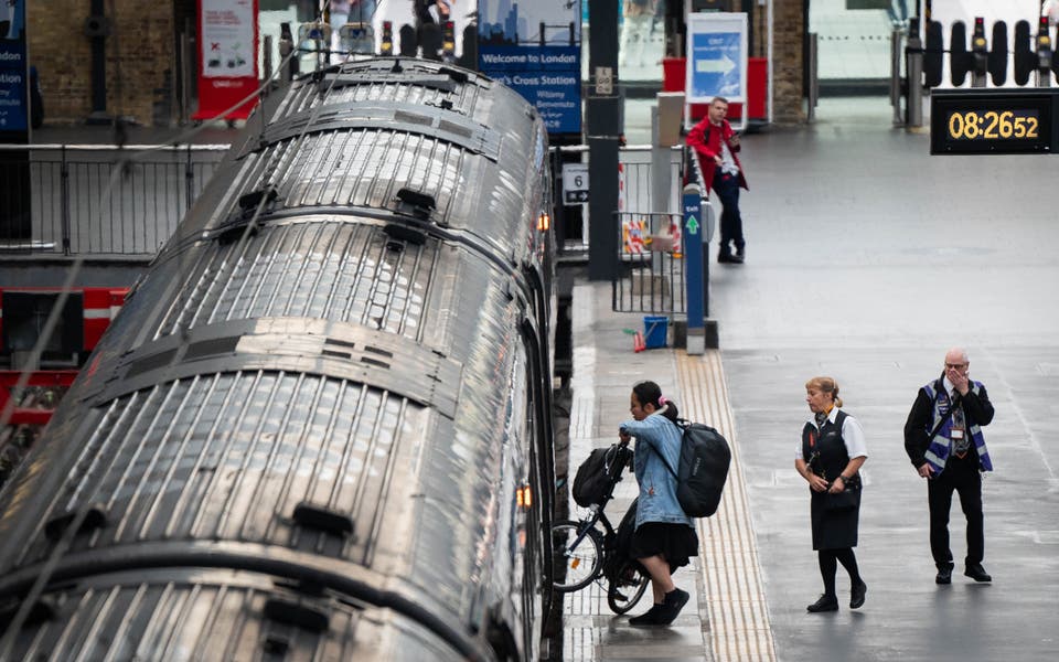 Gatwick Express and commuter rail services hit as strike continues