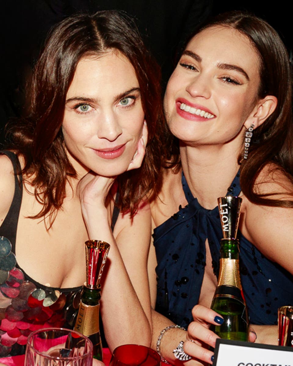 Alexa Chung, Lily James — the best pictures inside the Fashion Awards