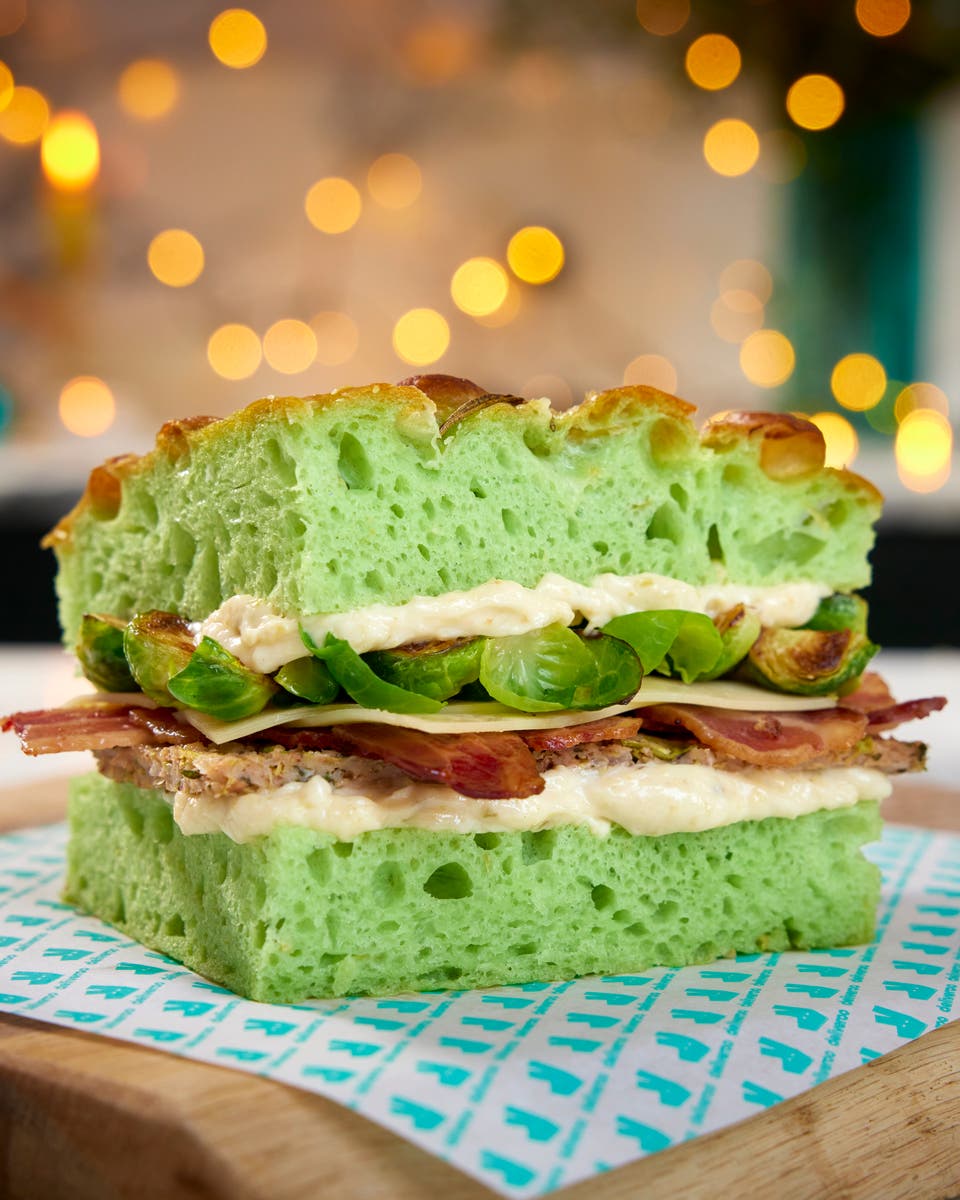 We try Deliveroo's 99p Brussels sprout Christmas sandwich